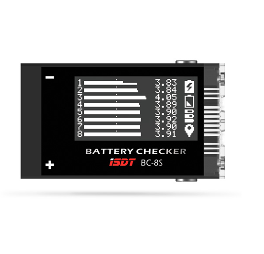 ISDT BC-8S - 1-8S - Zaawansowany miernik, tester akumulatorów