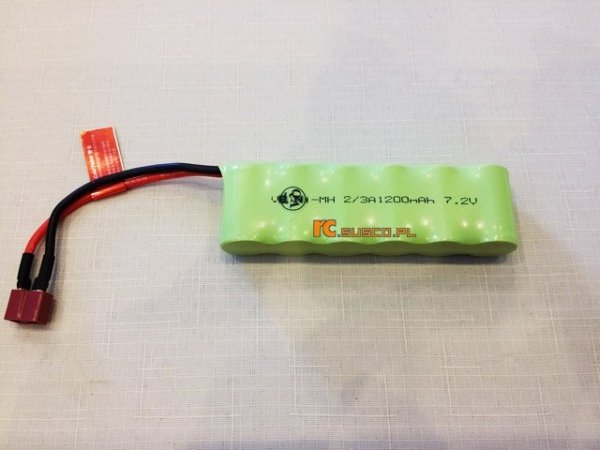 AKUMULATOR NI-MH 1200mAh 7,2V wtyczka DEANS