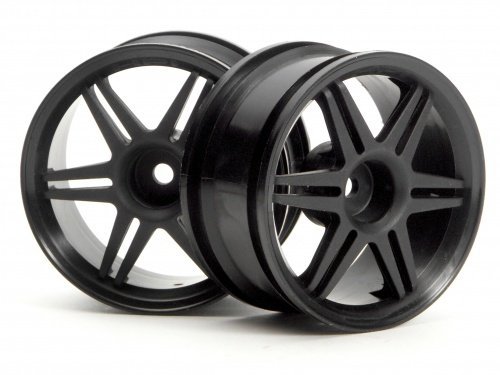 12 SPOKE CORSA WHEEL BLACK 26MM (3MM OFFSET)
