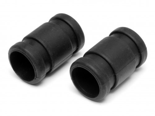 SILICONE EXHAUST COUPLING (BLACK/HI TEMP/2PCS)