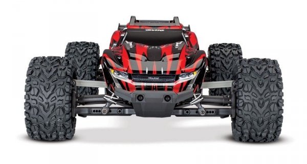 TRAXXAS 1/10 RUSTLER 4X4 XL-5 - wersja czerwona