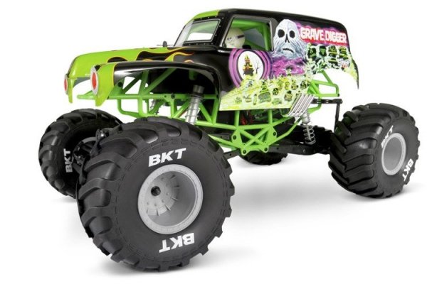 Model RC Axial SMT10 Grave Digger Monster Truck 4WD 1:10 RTR
