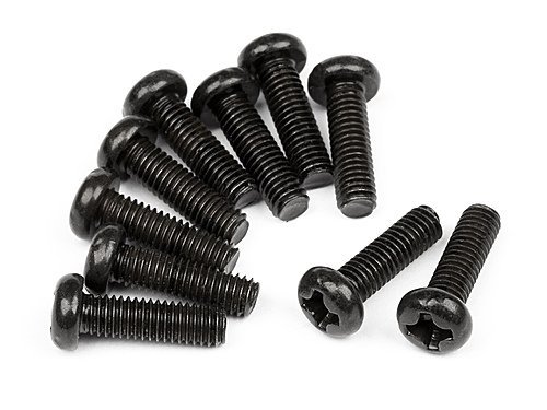 BUTTON HEAD SCREW M3x10mm (10pcs)