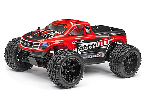 Maverick Strada Red MT 1/10 RTR Electric Monster Truck Bezszczotowa 2,4 GHZ Waterproof