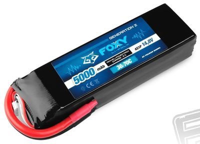 AKUMULATOR LI-PO FOXY 14,8V/5000MAH 36/70C G2