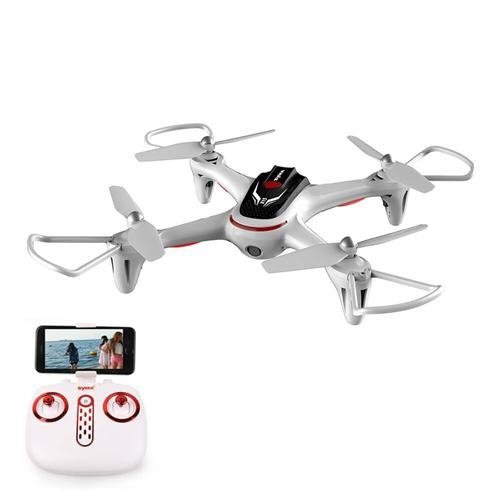 Dron Syma X15W 2,4GHz Kamera FPV Wi-Fi podgląd na smartfonie barometr zawis autostart 