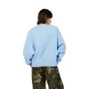 FOX BLUZA LADY WORDMARK OVERSIZED FLEECE CRE BLUE