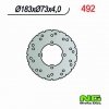 NG492 TARCZA HAMULCOWA POLARIS SCREMBLER 400/500 (183x73x4)