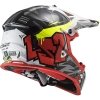 KASK LS2 MX437 FAST EVO CRUSHER BLACK RED