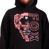 FOX BLUZA Z KAPTUREM JUNIOR IMAGE SKULL FL  BLACK