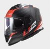 KASK LS2 FF800 STORM  NERVE MATT BLACK RED