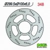 NG348 TARCZA HAMULCOWA SUZUKI VL 1500 LC (299x100x6)