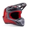 FOX KASK OFF-ROAD V3 VOLATILE GREY/RED