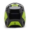 FOX KASK OFF-ROAD JUNIOR V1 LEAN GREY/YELLOW