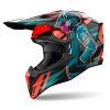 AIROH KASK OFF-ROAD WRAAAP CYBER ORANGE GLOSS