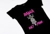 DAVCA T-shirt lady don't panic