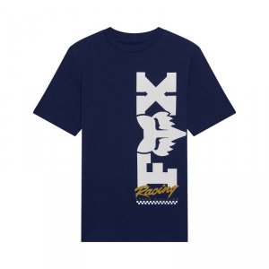 T-Shirt Junior FOX Checker Navy