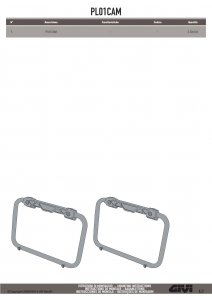 GIVI PL01CAM MOCOWANIE BOCZNE PL OUTBACK