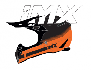 IMX KASK OFF-ROAD FMX-02 BLACK/ORANGE/WHITE GLOSS
