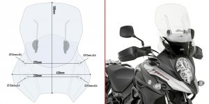 GIVI AF3112 SZYBA REGULOWANA AIRFLOW SUZUKI DL650 V-STROM