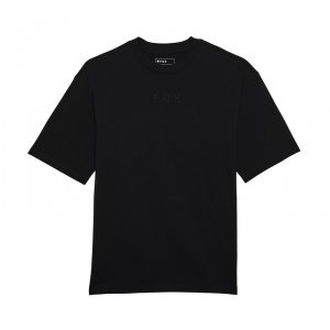 FOX T-SHIRT WORDMARK OVERSIZED BLACK