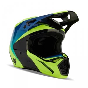 FOX KASK OFF-ROAD V1 STREAK BLACK/YELLOW