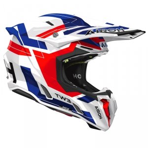 Kask motocyklowy Airoh Twist 3 Dynasty Blue Red Gloss