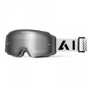 AIROH GOGLE BLAST XR1 DARK GREY MATT  SZYBA SILVER