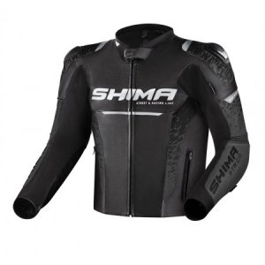 SHIMA  KURTKA SKÓRZANA STR 2.0 JKT BLACK