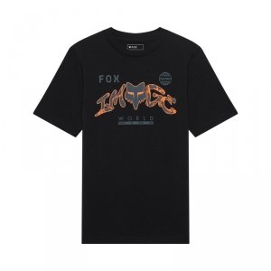 T-Shirt Junior FOX Image Print Ultra Black