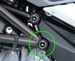 Zaślepka Ramy RG Racing Lewa Dolna Mv Agusta F3 675/800, Rivale 800, Dragster 800, F4 1000R 10-/F4