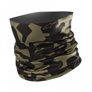 ALPINESTARS KOMIN TERMO CAMO NECK TUBE GREEN BLACK