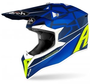 AIROH KASK OFF-ROAD WRAAP MOOD BLUE GLOSS