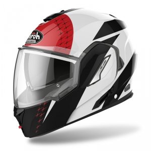 AIROH KASK SYSTEMOWY REV 19 LEADEN RED GLOSS