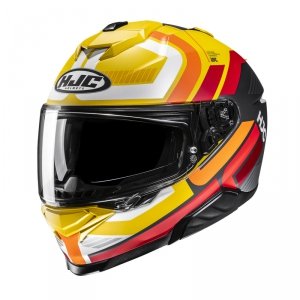 HJC KASK INTEGRALNY I71 VIZ YELLOW/RED