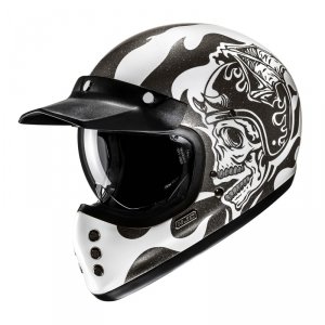 HJC KASK INTEGRALNY V60 FLAME BLACK/WHITE