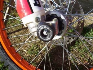 Slidery Przedniego Zawieszenia RG Racing Crf250-450 02-04, Crx 250 04 Black