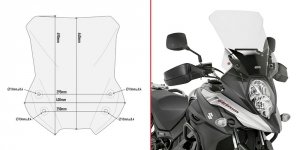 GIVI D3112ST SZYBA SUZUKI DL 650 V-STROM (2017)