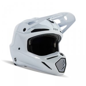 FOX KASK OFF-ROAD V3 RS CARBON SOLID WHITE