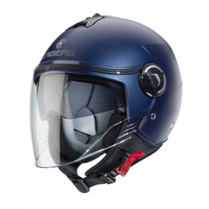 CABERG  KASK OTWARTY JET RIVIERA V4 NIEBIESKI MAT