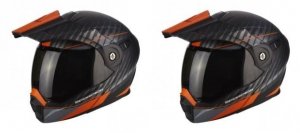 SCORPION KASK ADX-1 DUAL MATT BLACK-ORANGE