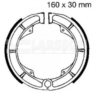 Szczęki hamulcowe komplet EBC 606 4200111 Suzuki LS 650, LT-A 400