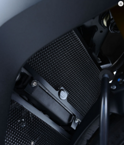 Osłona Chłodnicy RG Racing Honda Cbr250Rr 17- Titanium