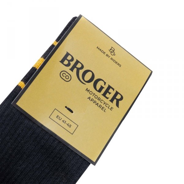 BROGER SKARPETY BLACK/GOLD