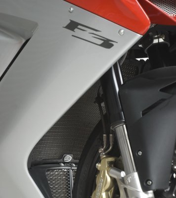 Osłona Chłodnicy RG Racing Mv Agusta F3 (675/800) All Years/800 Superveloce 20- Black