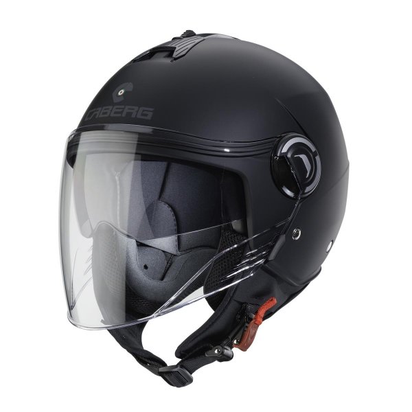 CABERG KASK JET Z BLENDĄ  RIVIERA V4X CZARNY MAT