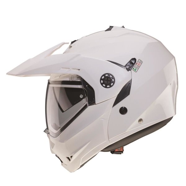 CABERG KASK SZCZĘKOWY FLIP-UP ENDURO TOURMAX BIAŁY