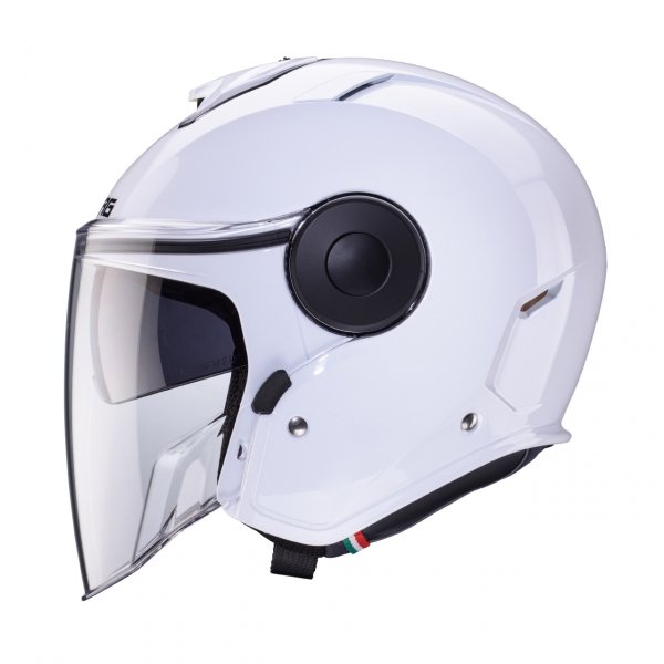 CABERG KASK JET Z BLENDĄ  SOHO KOLOR BIAŁY POŁYSK