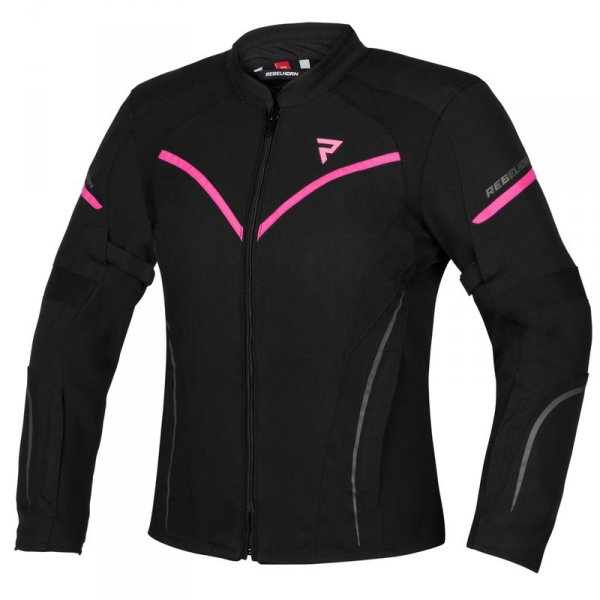 REBELHORN KURTKA TEKSTYLNA LUNA LADY BLACK/FLO PIN