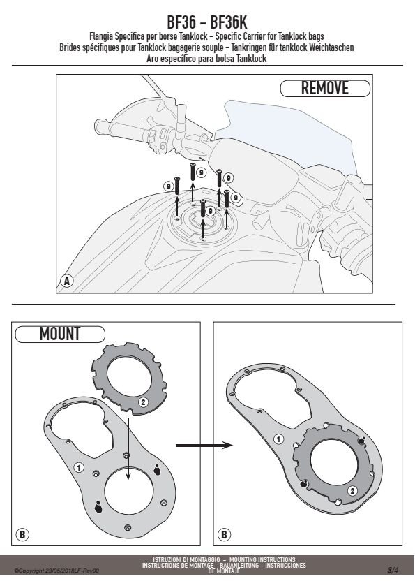 GIVI BF36 MOCOWANIE TANKLOCK YAMAHA MT-07 (18)